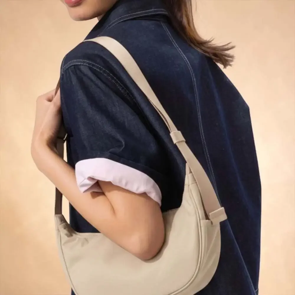 Uniqlo Round Mini Shoulder Bag in Beige